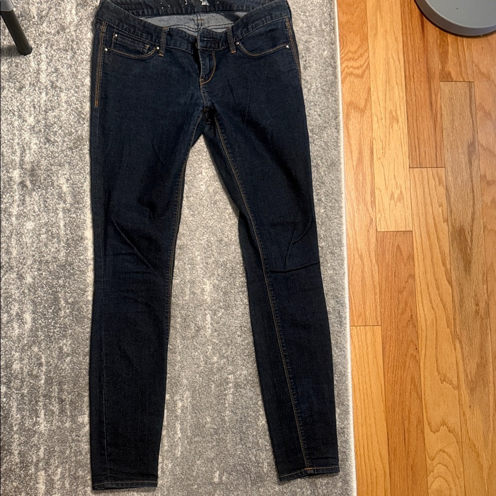 Express Women's Dark Indigo Skinny Jeans